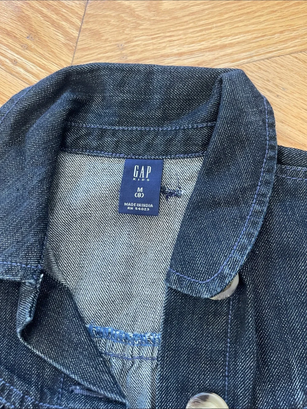 GAP Toddler Indigo Denim Button-Up Jacket